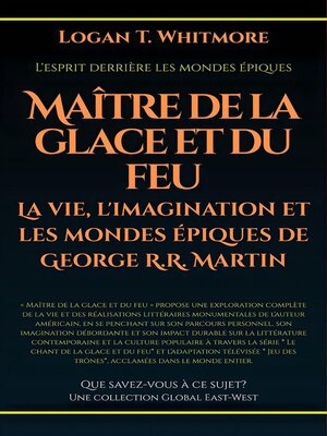 cover image of Maître de la glace et du feu